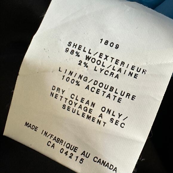 MACMOR | Mens Boxy Wool Shirt Jacket Blazer Size 2XL Black Career Front Pockets - Picture 8 of 8